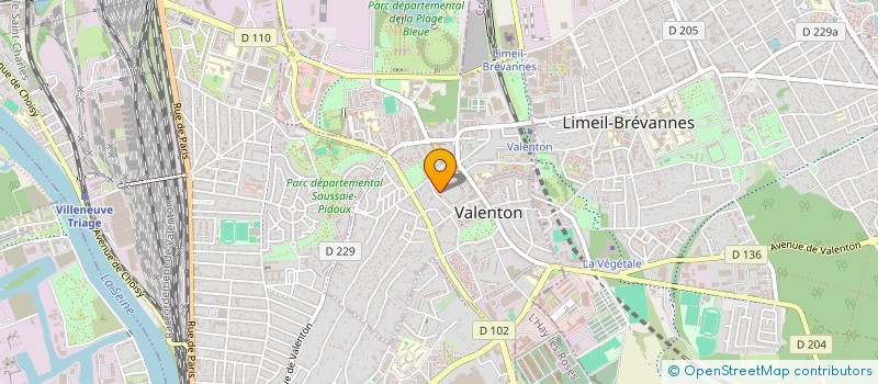 localisation de l'entreprise MADAME SENA KEGNONNOU à VALENTON