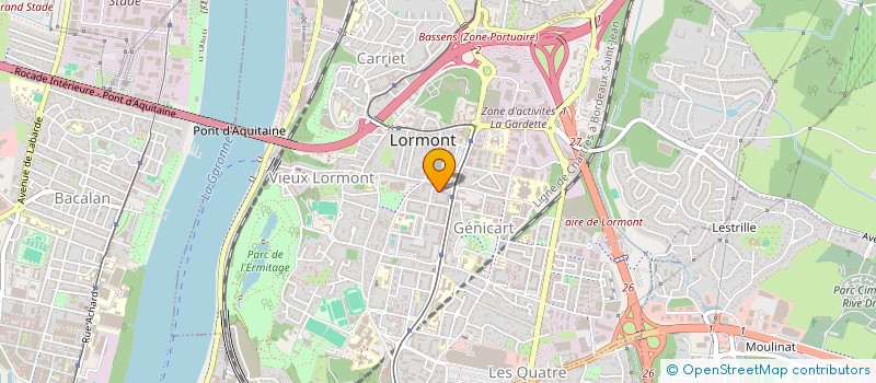 localisation de l'entreprise MADAME SENA KUZGUN  LORMONT