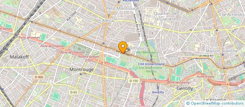 localisation de l'entreprise MADAME SENA LINDA AHOUANGAN  PARIS