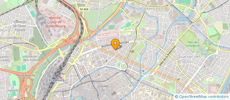 localisation de l'entreprise MADAME SENADA COCJA à STRASBOURG