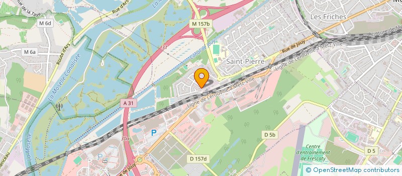 localisation de l'entreprise MADAME SENAIT MIHRET  MOULINS-LES-METZ