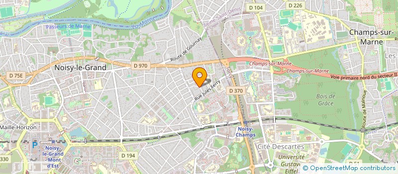 localisation de l'entreprise MADAME SENAMI HOUNDAKO  NOISY-LE-GRAND