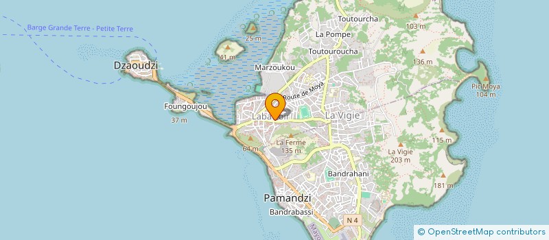 localisation de l'entreprise MADAME SENDRASOA SPEYER à DZAOUDZI