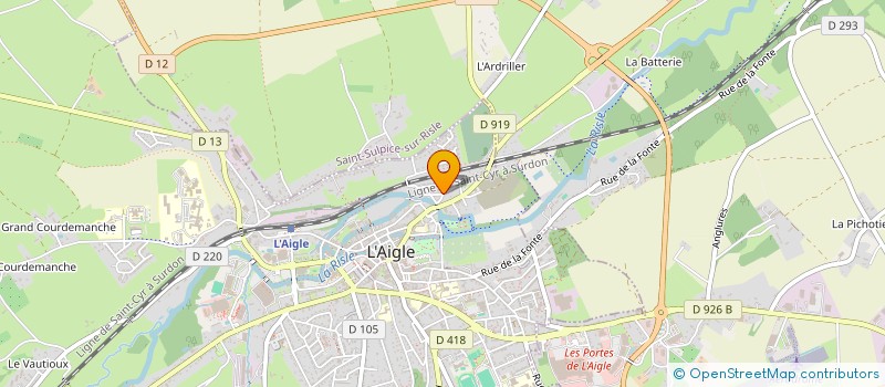 localisation de l'entreprise MADAME SENEM EKIZ à L'AIGLE