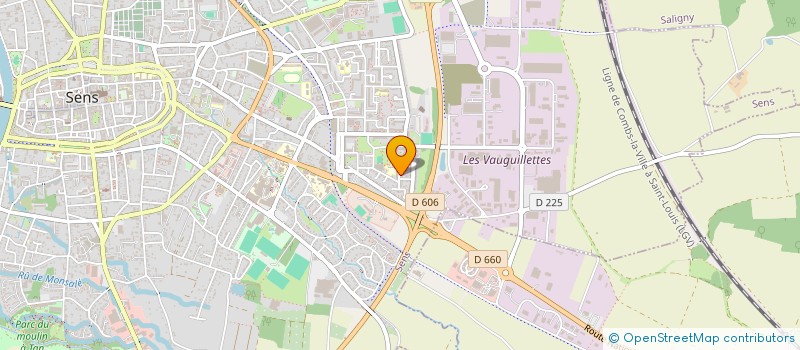 localisation de l'entreprise MADAME SENEM YILDIRIM  SENS