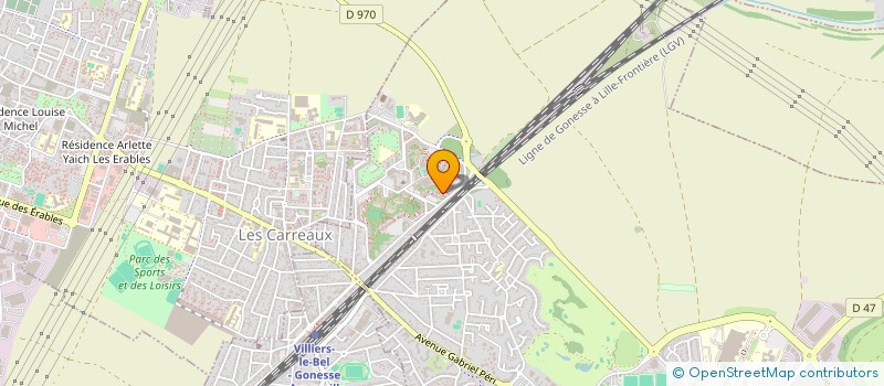 localisation de l'entreprise MADAME SENGA M'PUTU  GONESSE