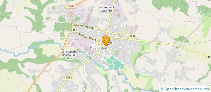 localisation de l'entreprise MADAME SENGMANY CHANTHAVONG  HAGETMAU