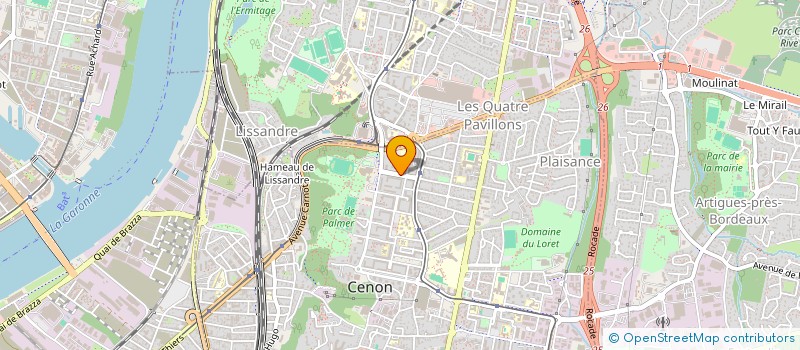localisation de l'entreprise MADAME SENGUL TURK à CENON