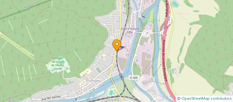 localisation de l'entreprise MADAME SENNIA FICHE  POMPEY