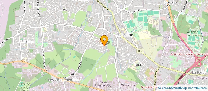 localisation de l'entreprise MADAME SEPHORA ABIDAT  LE HAILLAN