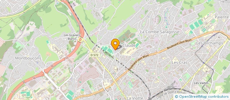 localisation de l'entreprise MADAME SEPHORA AYADI  BESANCON