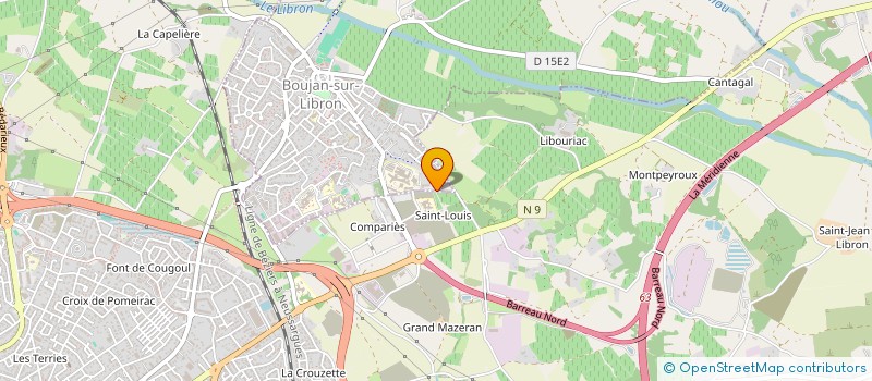 localisation de l'entreprise MADAME SEPHORA BENAISSA  BOUJAN-SUR-LIBRON