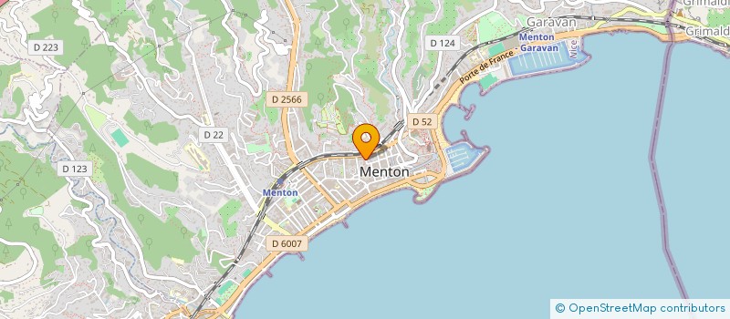 localisation de l'entreprise MADAME SEPHORA CELINE à MENTON