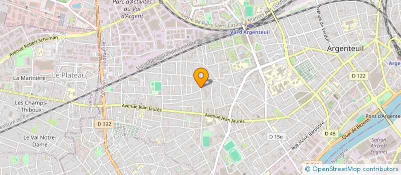 localisation de l'entreprise MADAME SEPHORA FOFOLO  ARGENTEUIL