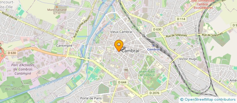 localisation de l'entreprise MADAME SEPHORA GARDEZ à CAMBRAI