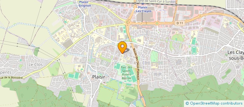 localisation de l'entreprise MADAME SEPHORA KALAMBAYI  PLAISIR