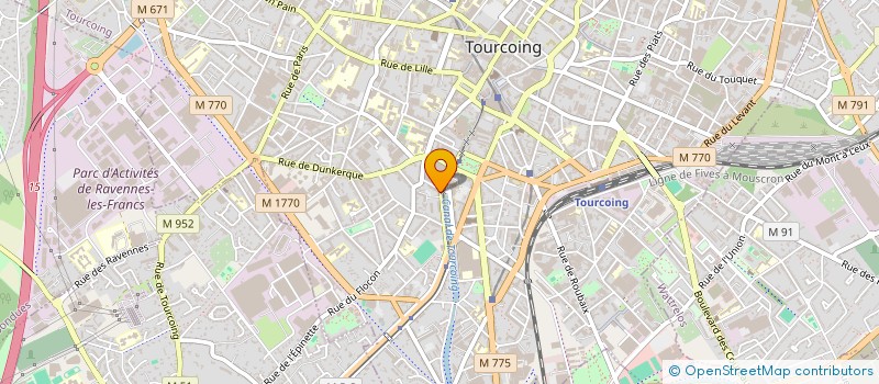 localisation de l'entreprise MADAME SEPHORA MBUYI OTEMA  TOURCOING