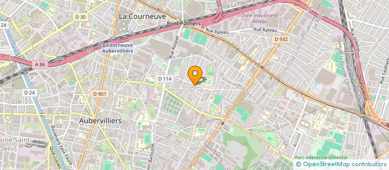 localisation de l'entreprise MADAME SEPHORA MEGHARBI à AUBERVILLIERS