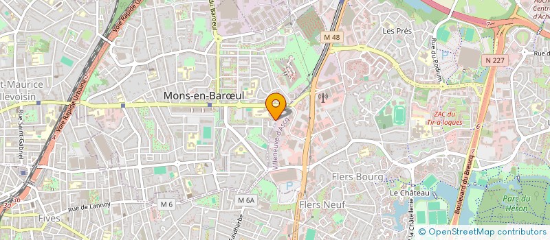 localisation de l'entreprise MADAME SEPHORA MEZIANI à MONS-EN-BARŒUL