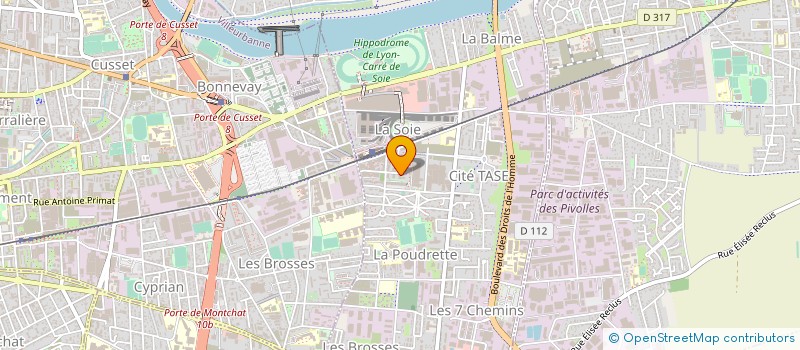 localisation de l'entreprise MADAME SEPHORA MOHAMED HARZALLAH  VAULX-EN-VELIN