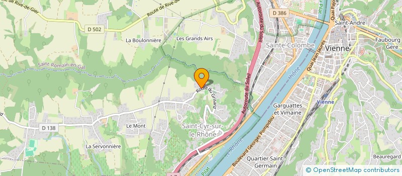 localisation de l'entreprise MADAME SEPHORA NKOGO ELLA  SAINT-CYR-SUR-LE-RHONE