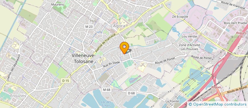 localisation de l'entreprise MADAME SEPHORA TOCABENS à VILLENEUVE-TOLOSANE