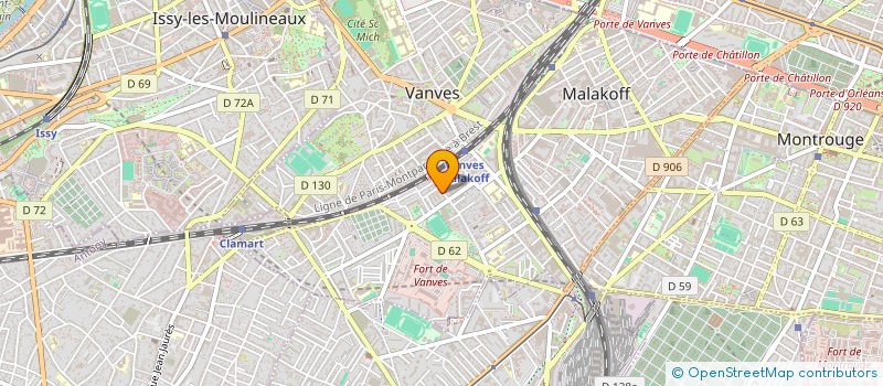 localisation de l'entreprise MADAME SEPIDEH BARAZANDEHDOOST  MALAKOFF