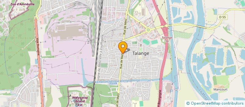 localisation de l'entreprise MADAME SERAFINA CALIGIURI à TALANGE