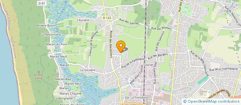 localisation de l'entreprise MADAME SERAP MUTLU à LES SABLES D'OLONNE
