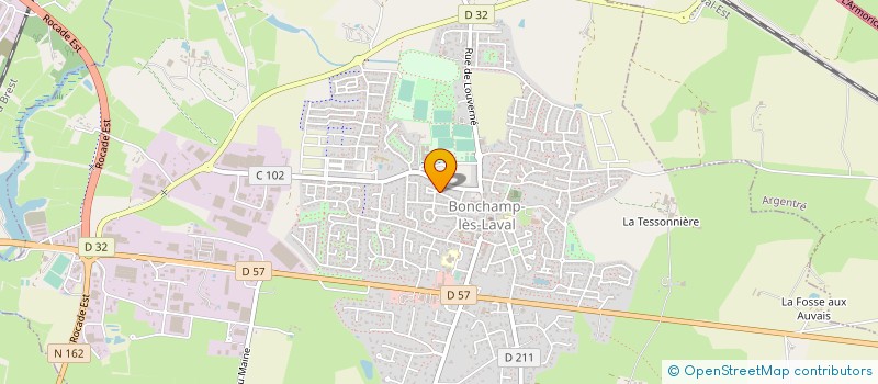 localisation de l'entreprise MADAME SERAPHINE EMERAUD  BONCHAMP-LES-LAVAL