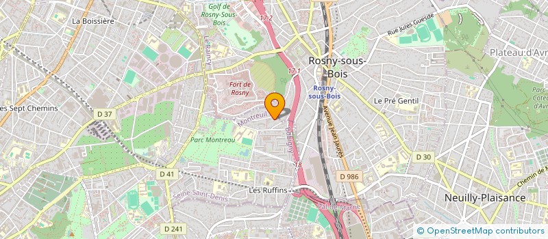 localisation de l'entreprise MADAME SERAPHINE MOUNKAMA BEGNY à MONTREUIL