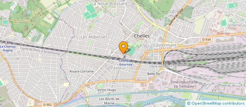 localisation de l'entreprise MADAME SERDEGE THERESA MIAZONZAMA à CHELLES