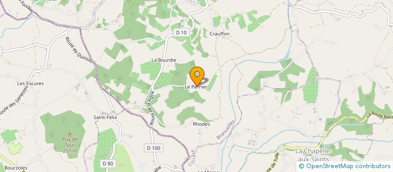 localisation de l'entreprise MADAME SEREN COETZEE  BRANCEILLES