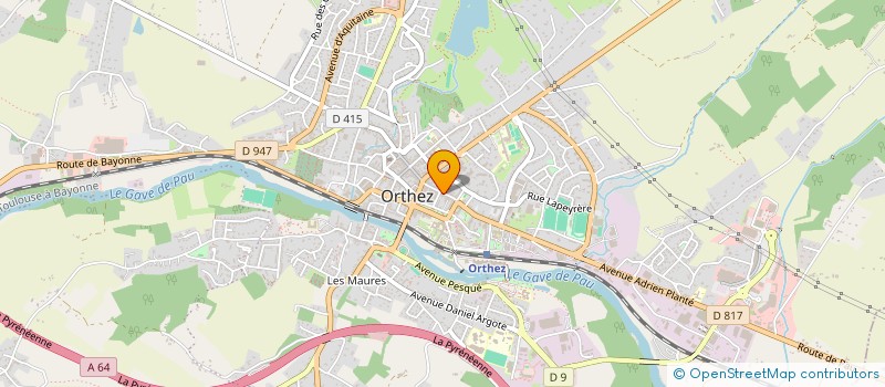 localisation de l'entreprise MADAME SERENA CAILLIEZ  ORTHEZ