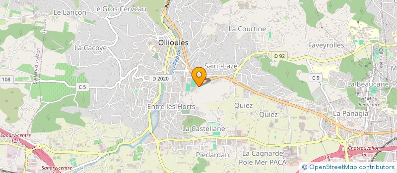 localisation de l'entreprise MADAME SERENA CARVALLO à OLLIOULES