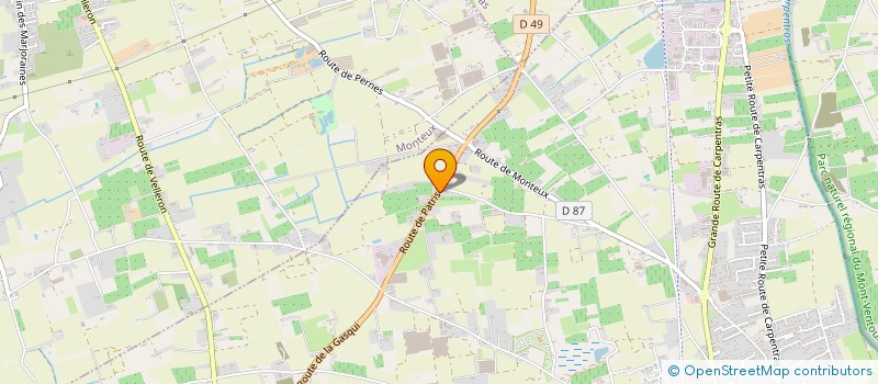 localisation de l'entreprise MADAME SERENA CECCONELLO  VENASQUE