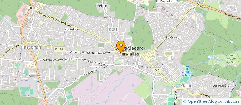 localisation de l'entreprise MADAME SERENA CONTI  SAINT-MEDARD-EN-JALLES