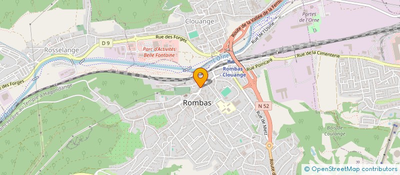 localisation de l'entreprise MADAME SERENA DE ARAUJO  ROMBAS