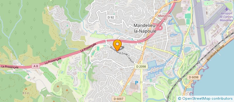 localisation de l'entreprise MADAME SERENA DI IORIO à MANDELIEU-LA-NAPOULE