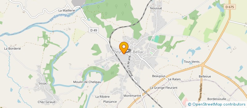 localisation de l'entreprise MADAME SERENA FAY à PEYRAT-DE-BELLAC
