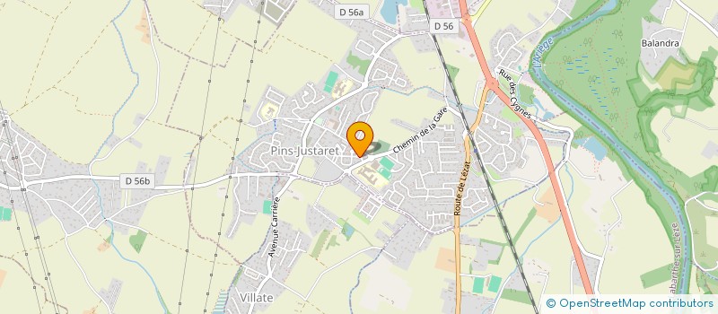 localisation de l'entreprise MADAME SERENA GAUTIE  PINS-JUSTARET