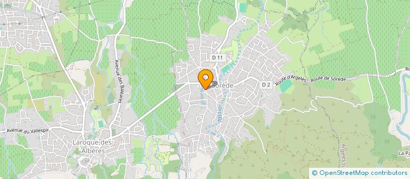 localisation de l'entreprise MADAME SERENA GIOELI  SOREDE