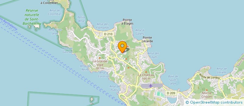 localisation de l'entreprise MADAME SERENA GLAUDON à SAINT BARTHELEMY