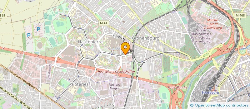 localisation de l'entreprise MADAME SERENA HEM à STRASBOURG