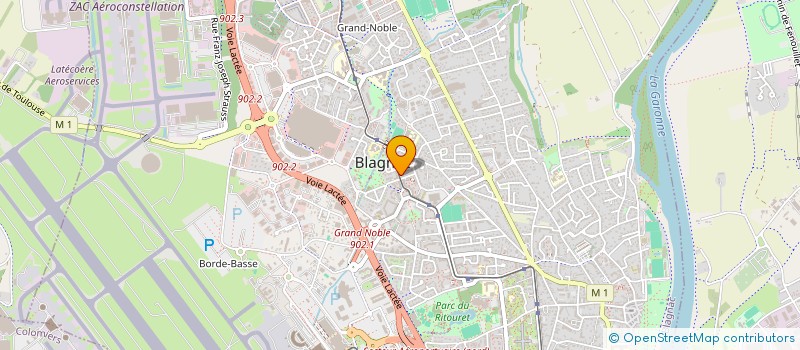 localisation de l'entreprise MADAME SERENA LEGBA BINDO à BLAGNAC