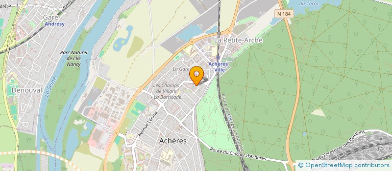 localisation de l'entreprise MADAME SERENA LEMAIRE à ACHERES