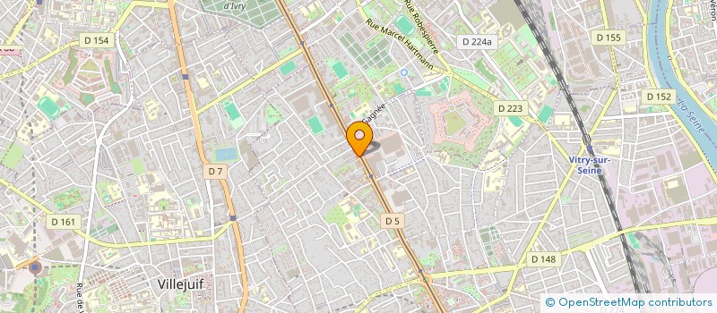 localisation de l'entreprise MADAME SERENA M'VOUAMA-ZORE à VITRY-SUR-SEINE