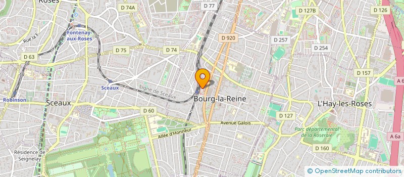 localisation de l'entreprise MADAME SERENA MUKAM à BOURG-LA-REINE