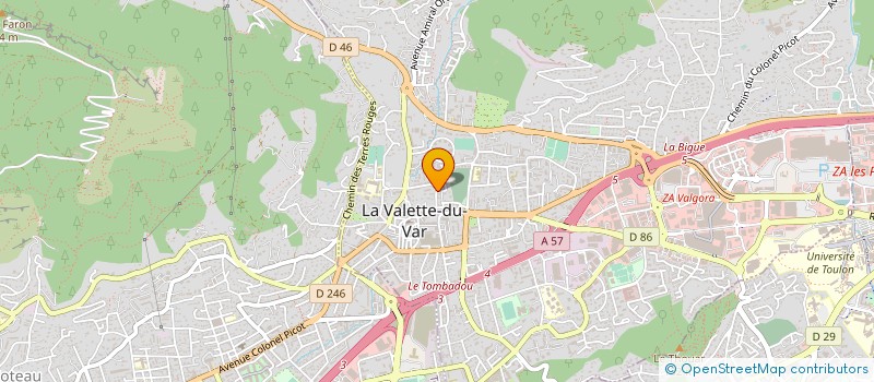 localisation de l'entreprise MADAME SERENA OBLIGATO à LA VALETTE-DU-VAR