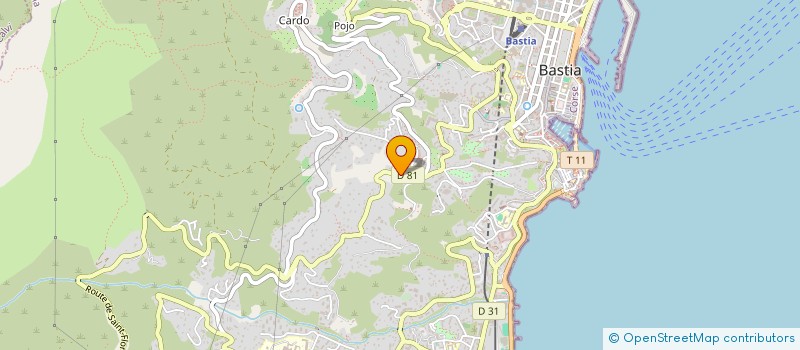 localisation de l'entreprise MADAME SERENA SALVARELLI à BASTIA